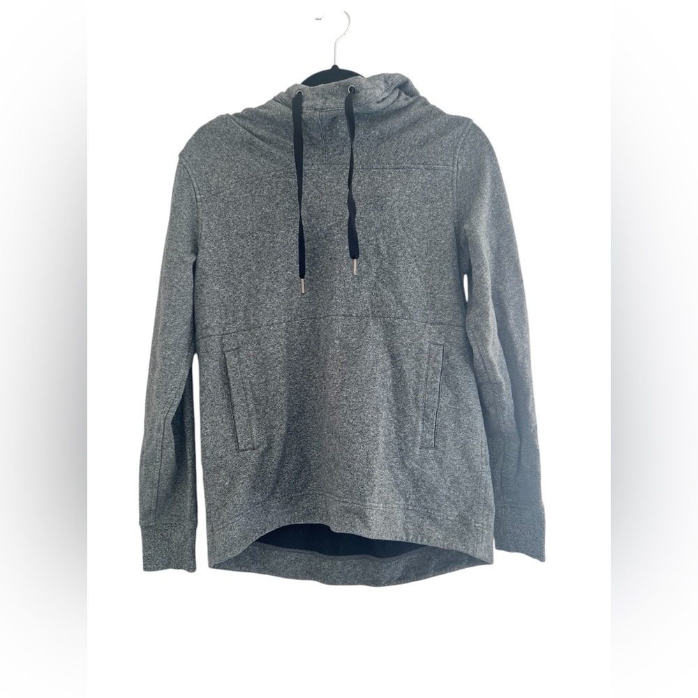 Lululemon Charcoal Hooded Sweater with Kangaroo Pocket